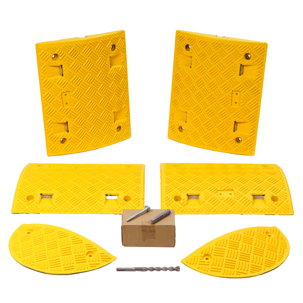 Value Speed Bump Kit (Complete With Fixings & Drill Bit) Painted