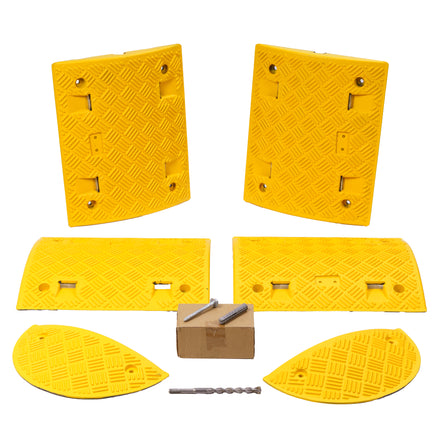 Value Speed Bump Kit (Complete With Fixings & Drill Bit) Painted