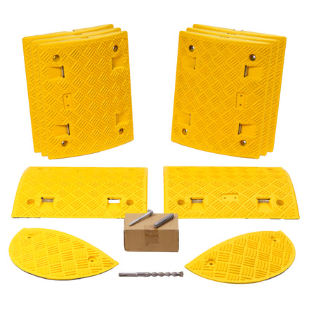 Value Speed Bump Kit (Complete With Fixings & Drill Bit) Painted