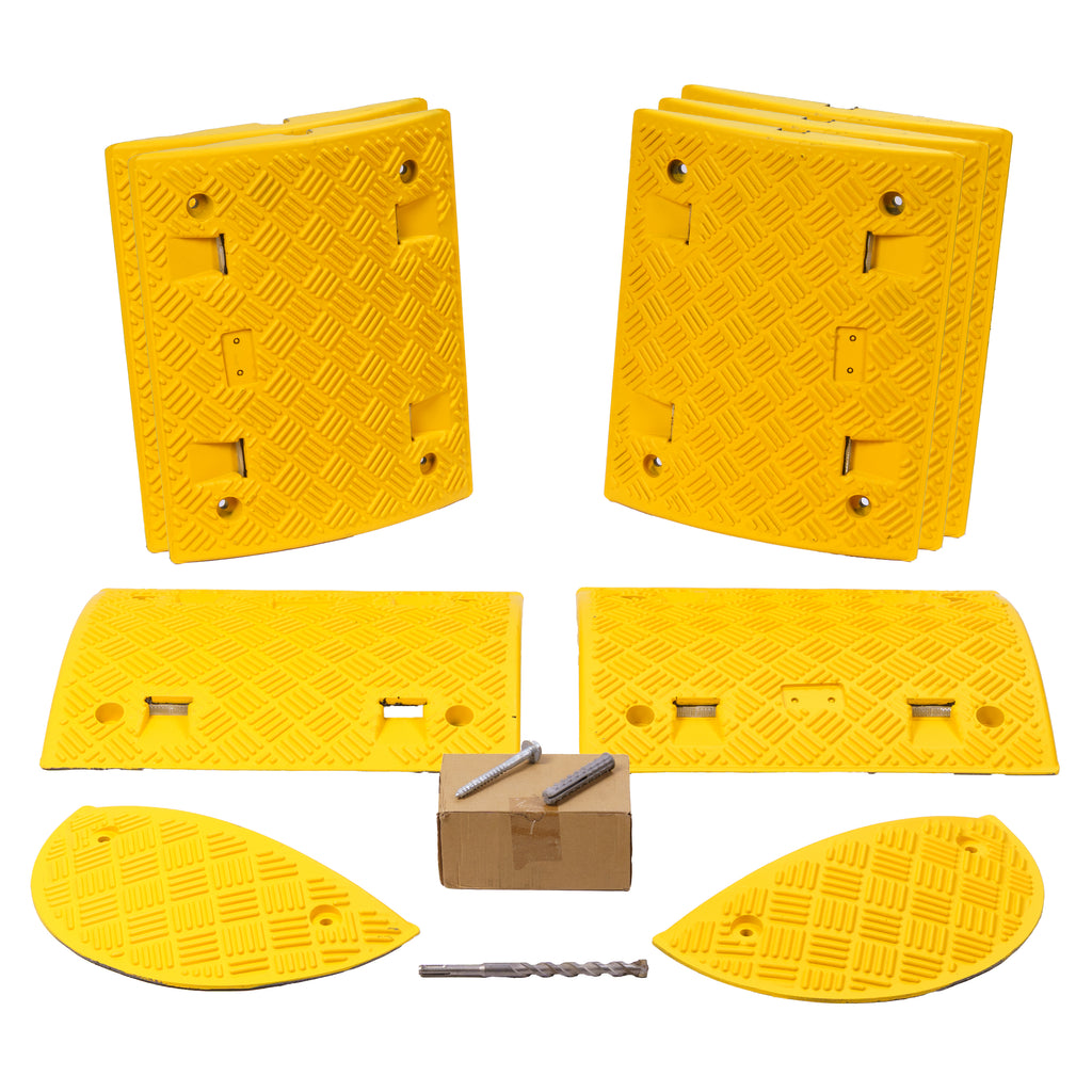 Value Speed Bump Kit (Complete With Fixings & Drill Bit) Painted