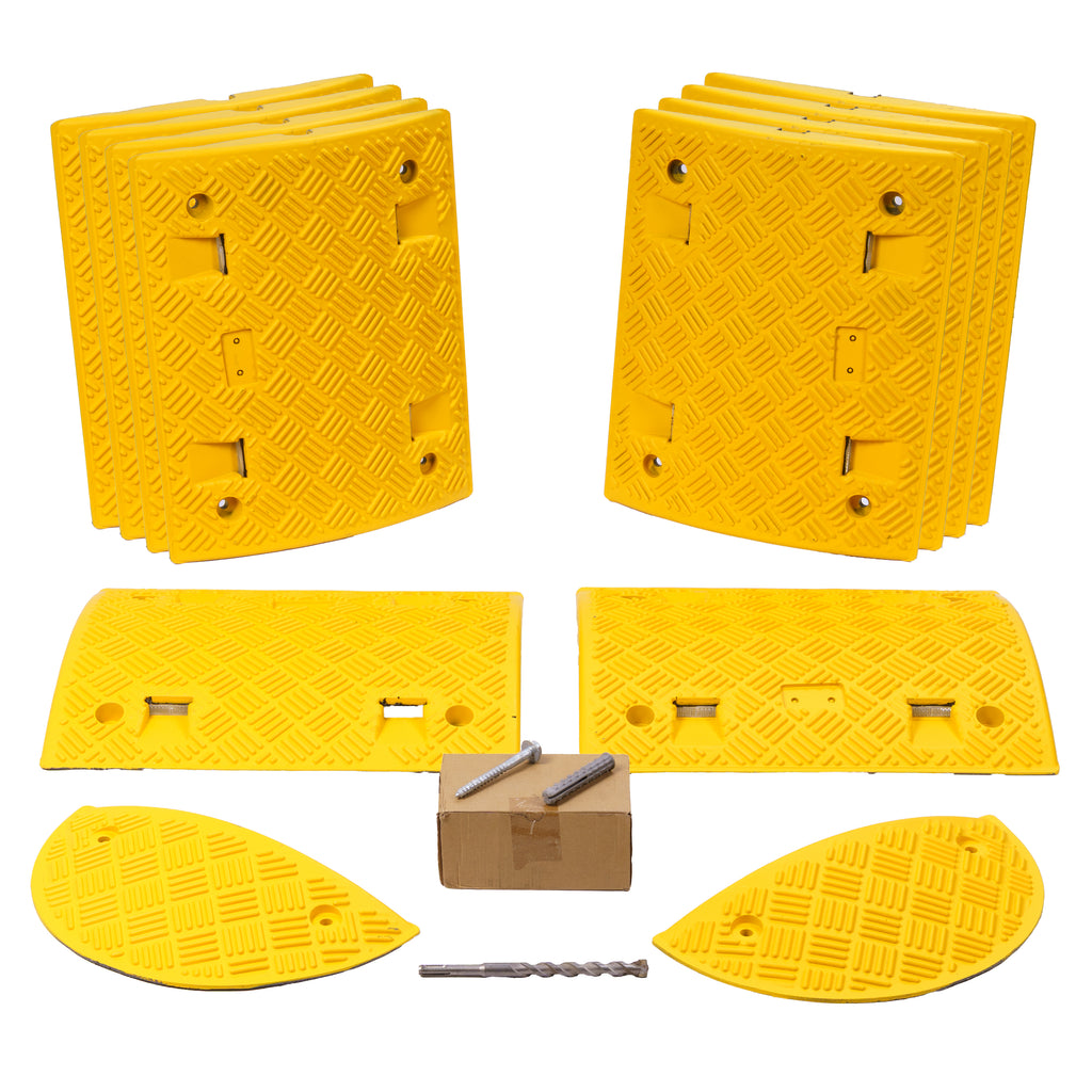 Value Speed Bump Kit (Complete With Fixings & Drill Bit) Painted