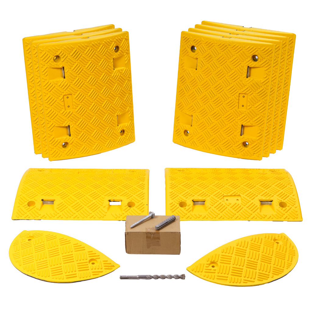 Value Speed Bump Kit (Complete With Fixings & Drill Bit) Painted
