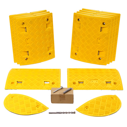 Value Speed Bump Kit (Complete With Fixings & Drill Bit) Painted