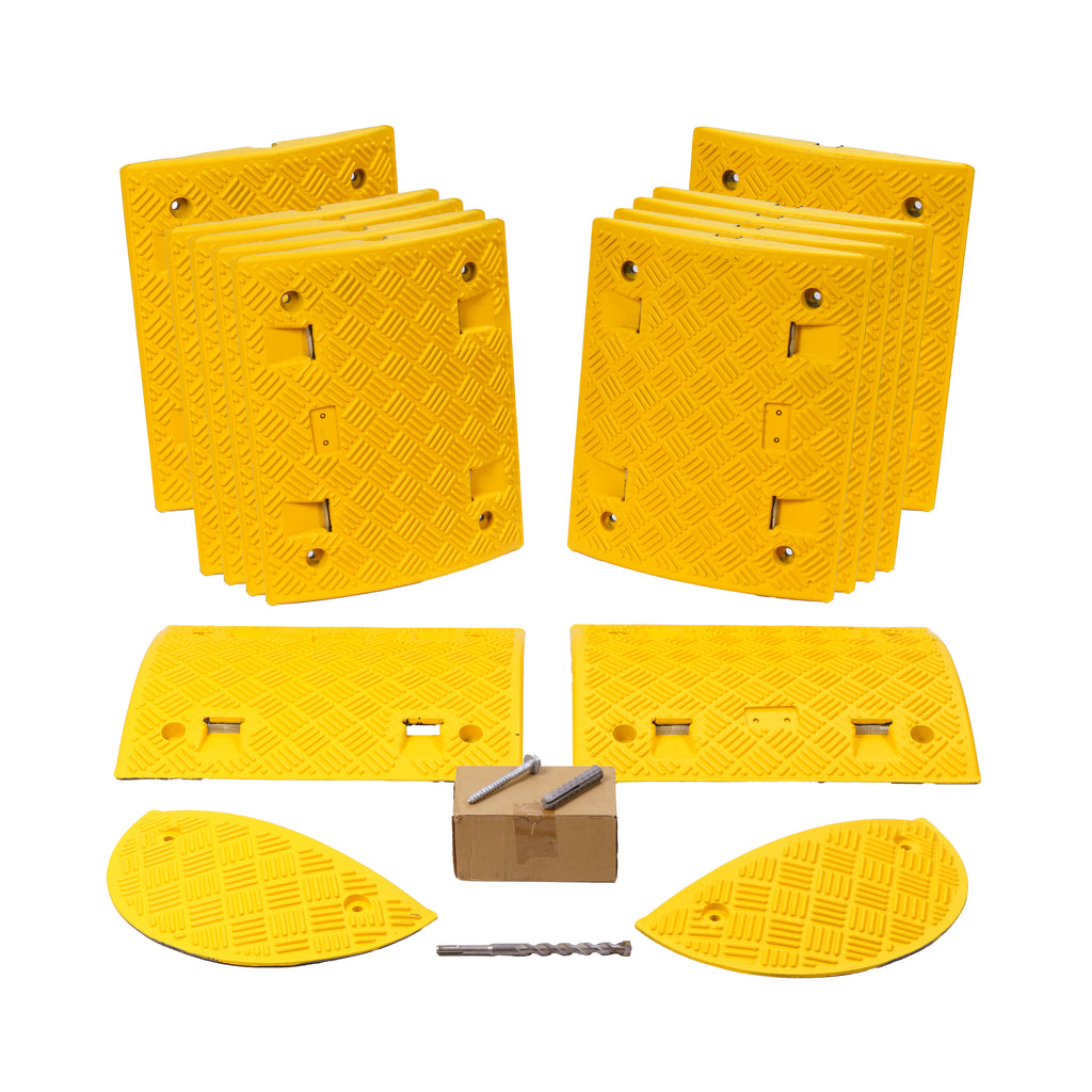 Value Speed Bump Kit (Complete With Fixings & Drill Bit) Painted