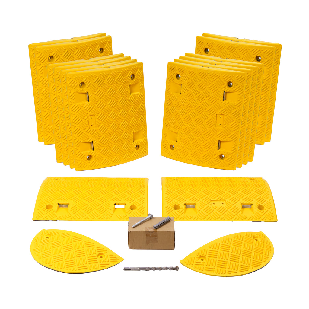 Value Speed Bump Kit (Complete With Fixings & Drill Bit) Painted