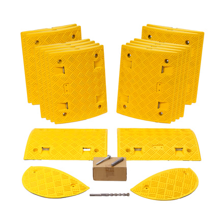 Value Speed Bump Kit (Complete With Fixings & Drill Bit) Painted