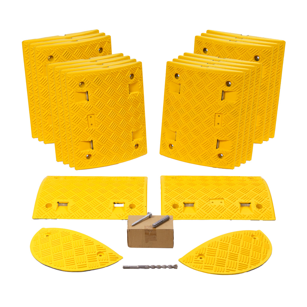 Value Speed Bump Kit (Complete With Fixings & Drill Bit) Painted