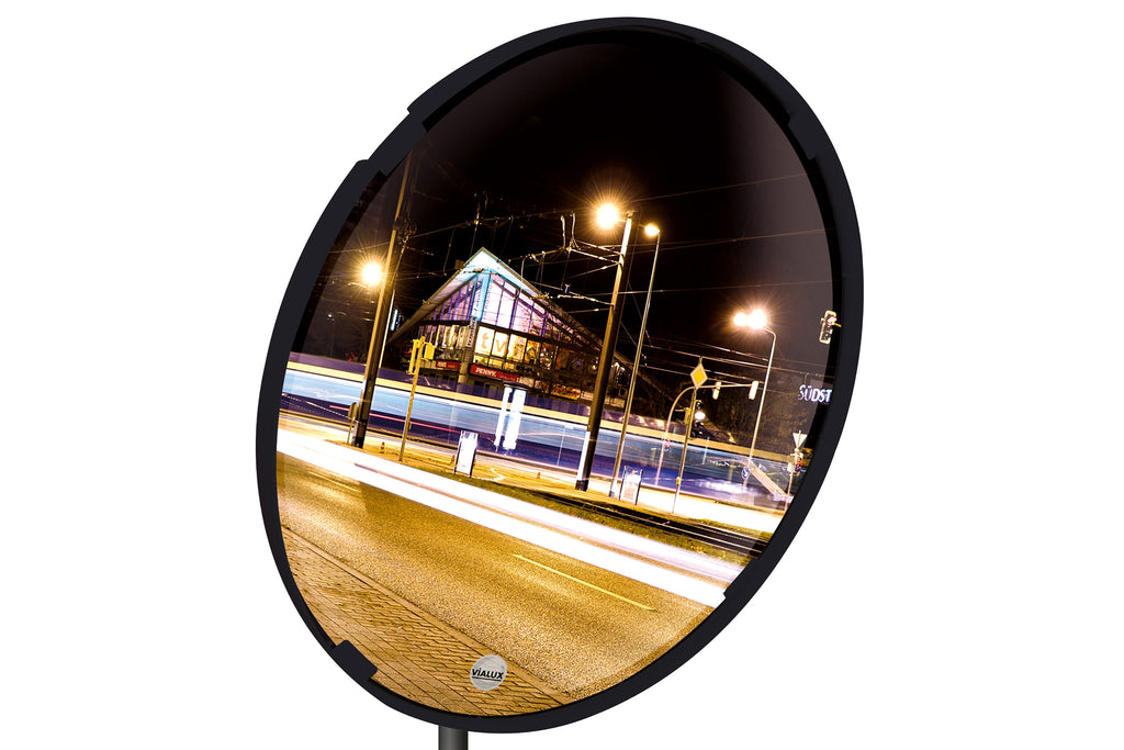 Vialux Multi-Purpose 2 Direction Mirror | Coloured Frame (Black / 400mm)