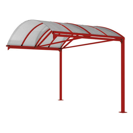 Procity Voute XXL Bike Shelter Extension (No Cladding) Galvanised & Painted