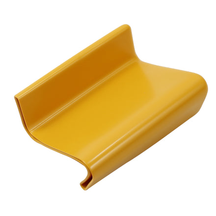 Yellow Plastic Z Section Armco Barrier Post Top Cap