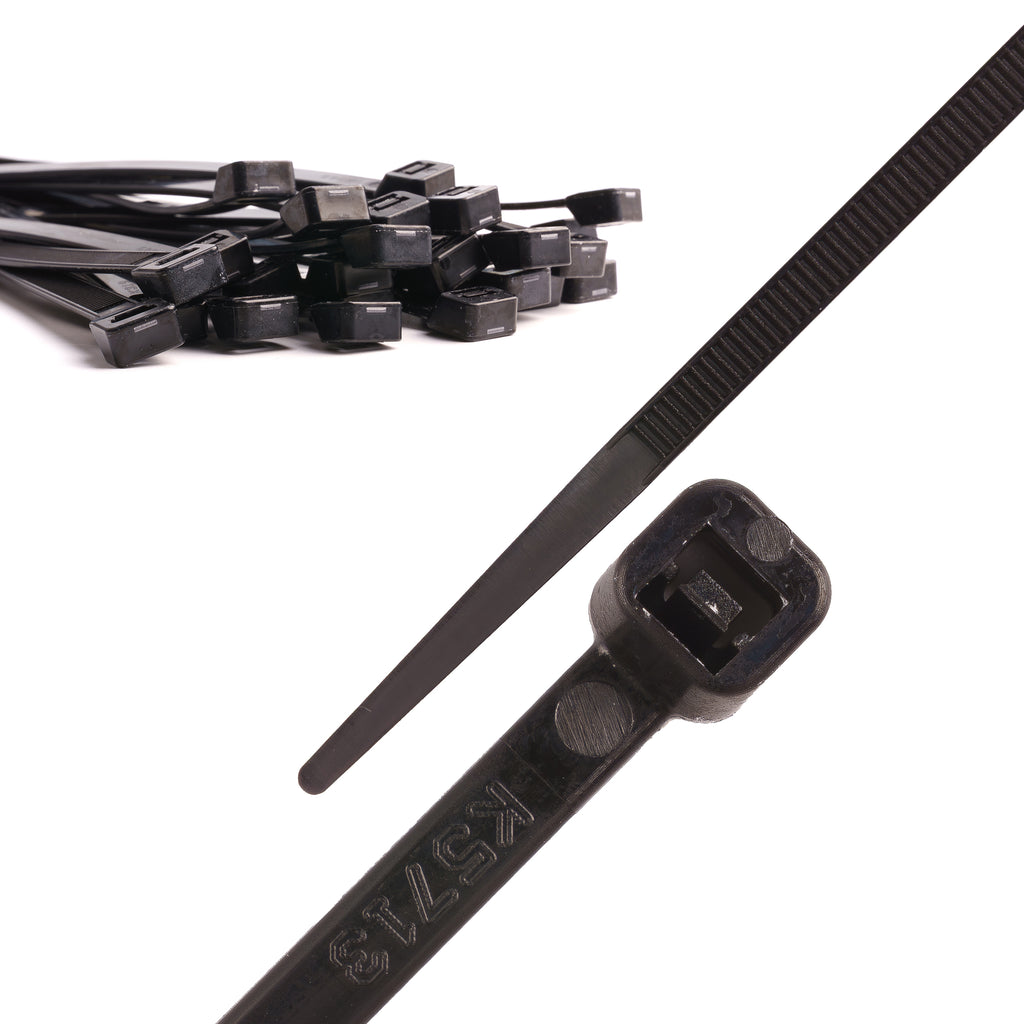 Black Cable Ties (100 Pack)