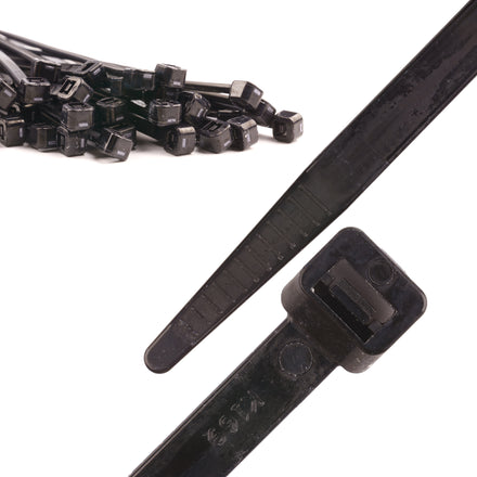 Black Cable Ties (100 Pack)