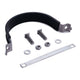 Anti-Rotational Sign Clips / Post Clips With Rubber Sleeve Multiple Size Options