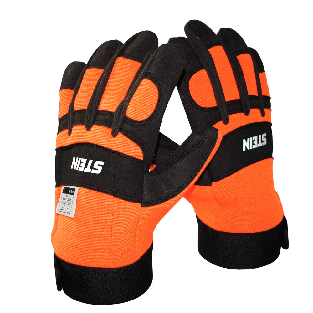 Stein Chainsaw Gloves - Velcro Cuff - Class 0 16m/s