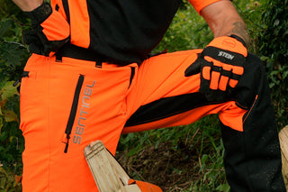 SteinChainsawTrousers_Material For Increased Movement