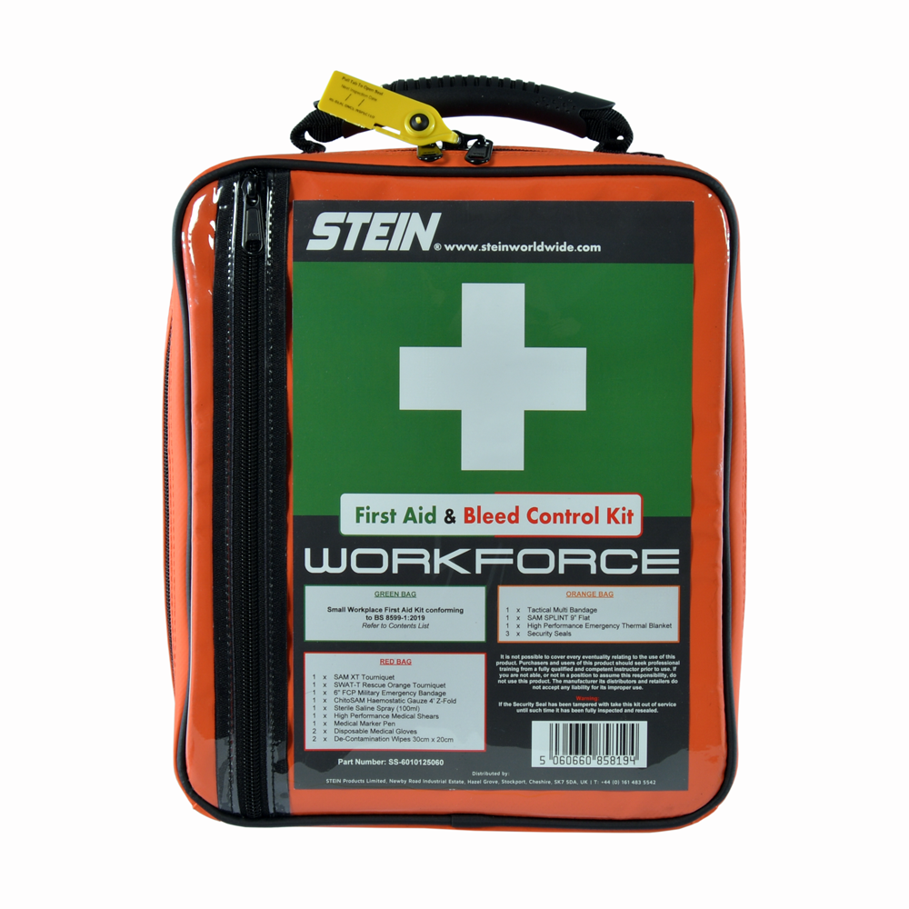Stein Workforce First Aid & Trauma Kit - British Standard Compliant
