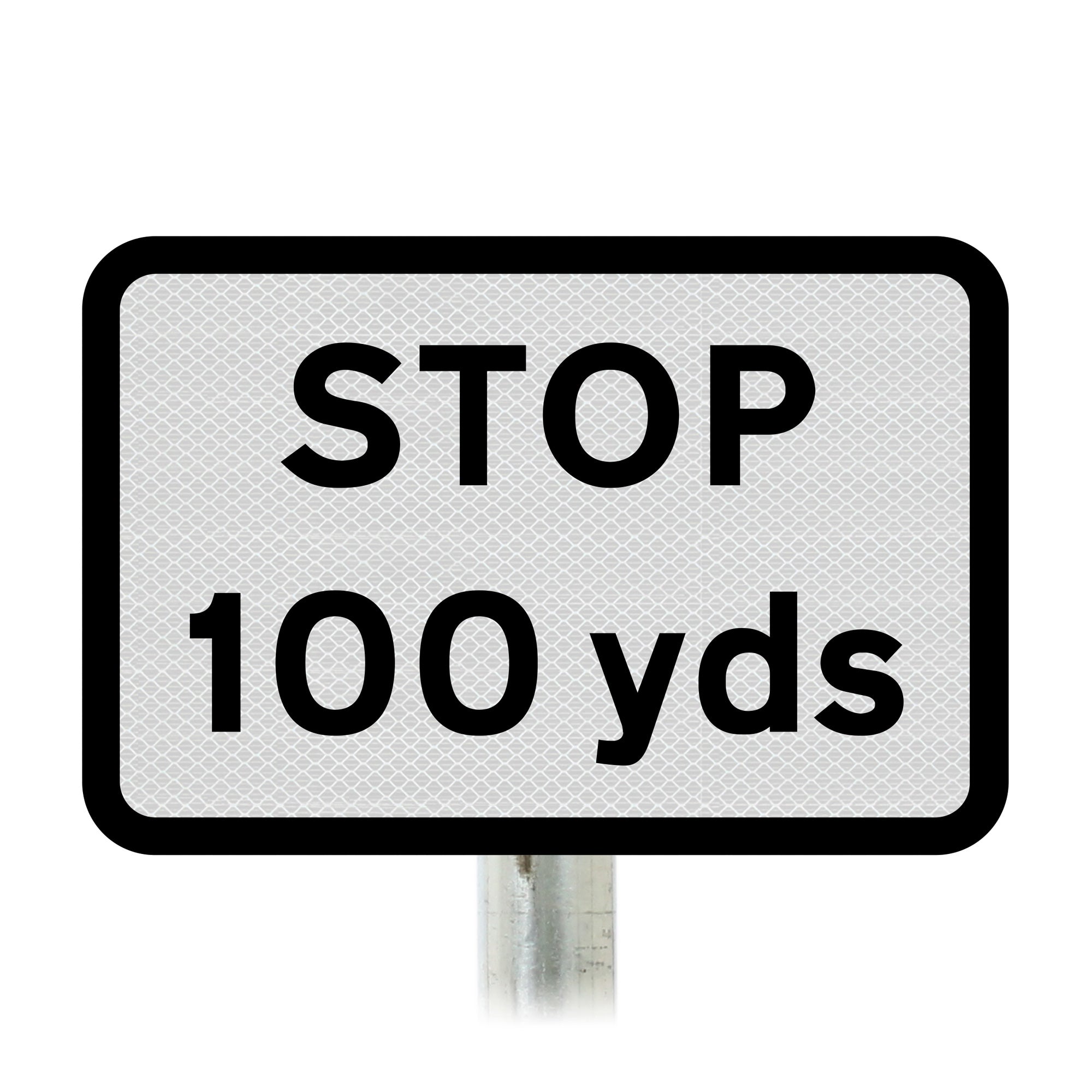 Stop Yds Supplementary Road Sign | Dia. 502 | Post-Mounted | R2/RA2 ...
