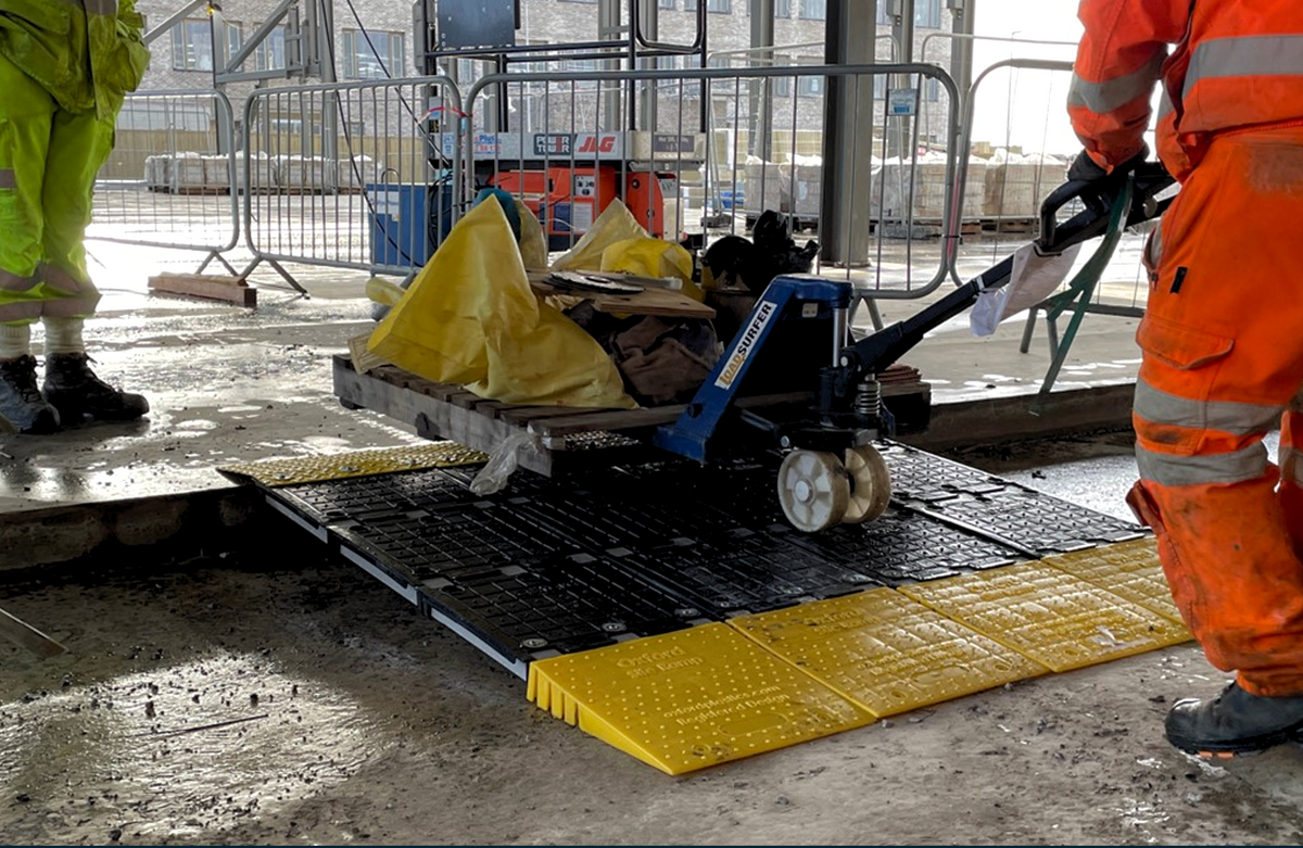 Construction Worker Ramp Oxford Plastics SupaSite Ramp For Construction Site Access – Start ...