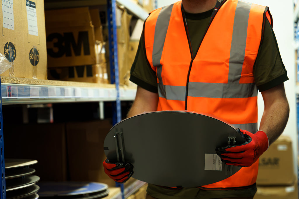 Supertouch Hi-Vis Yellow/Black 2 Band Vest - Class 2