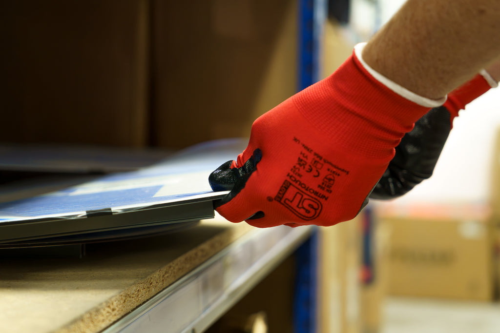 Supertouch Nitrotouch® Black Nylon/Nitrile Dry Handling Gloves