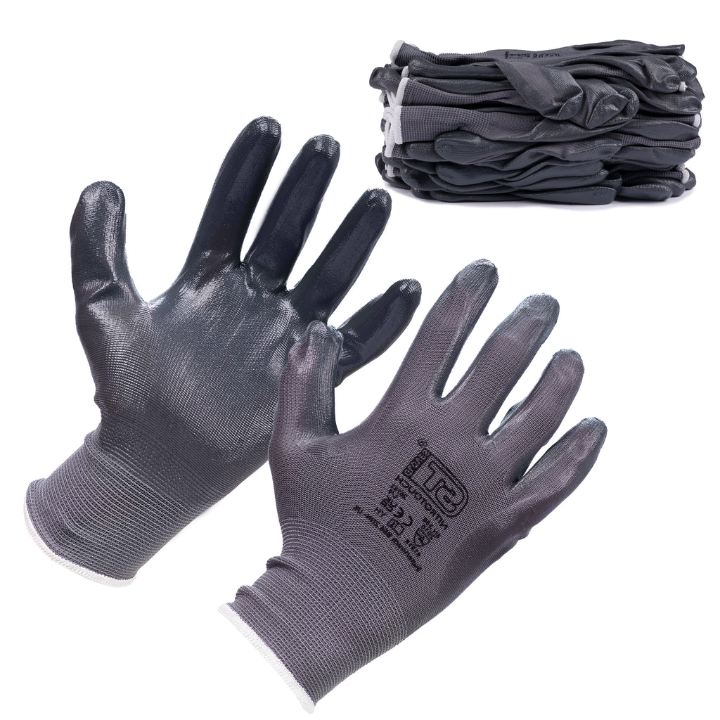 Supertouch Nitrotouch® Grey Nylon/Nitrile Dry Handling Gloves