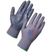 Supertouch Nitrotouch® Grey/Black Nylon/Nitrile Dry Handling Gloves