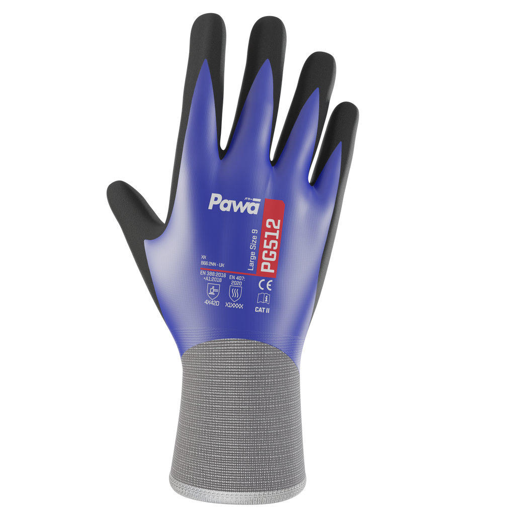 Supertouch Pawa PG512 - 15 Gauge Level D Cut & Oil Resistant Gloves