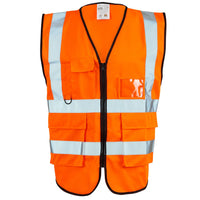 Supertouch Hi-Vis Orange Executive Vest