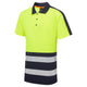Supertouch Essentials Hi-Vis Yellow/Black Eco Coolair Polo Shirt