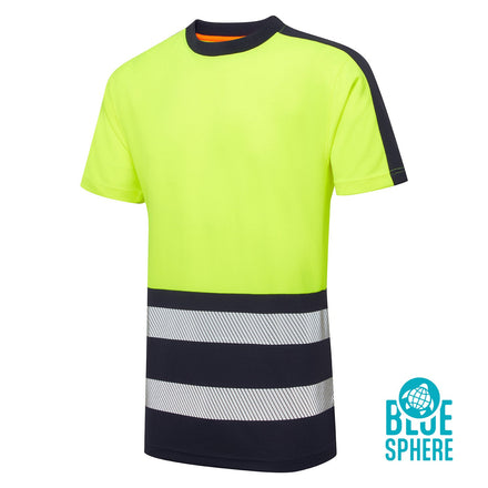 Supertouch Essentials Hi Vis Yellow/Black Eco CoolAir T-Shirt