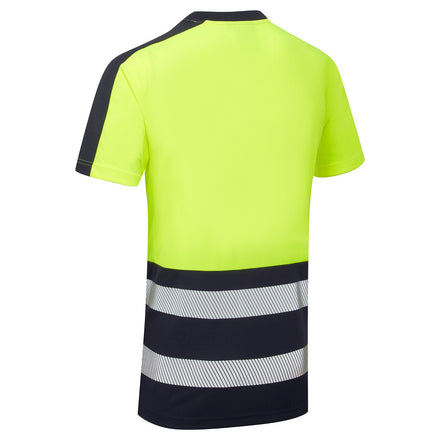 Supertouch Essentials Hi Vis Yellow/Black Eco CoolAir T-Shirt