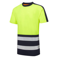 Supertouch Essentials Hi Vis Yellow/Black Eco CoolAir T-Shirt