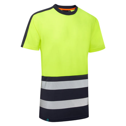 Supertouch Essentials Hi Vis Yellow/Black Eco CoolAir T-Shirt