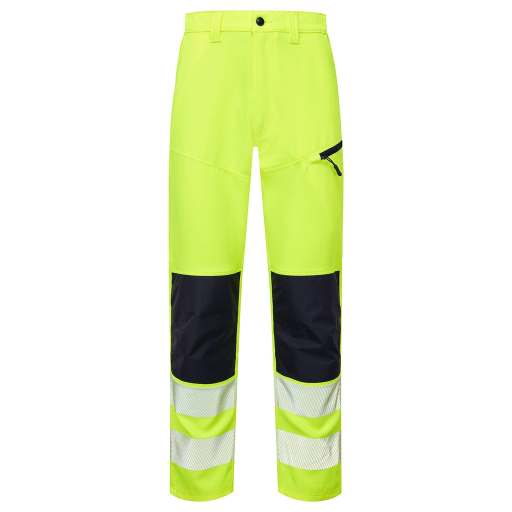 Supertouch Essentials Hi Vis Eco Coolair 4-Way Stretch Trousers