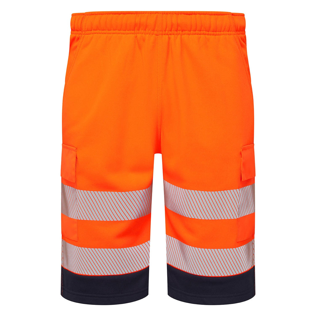 Supertouch Essentials Hi-Vis Orange Eco CottonCool Shorts