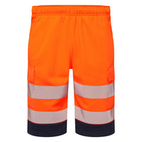 Supertouch Essentials Hi-Vis Orange Eco CottonCool Shorts