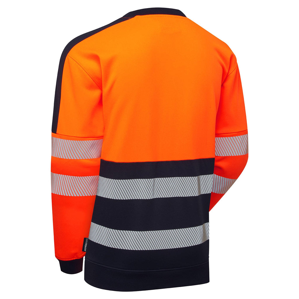 Supertouch Essentials Hi-Vis Orange/Black Eco CottonCool Sweatshirt