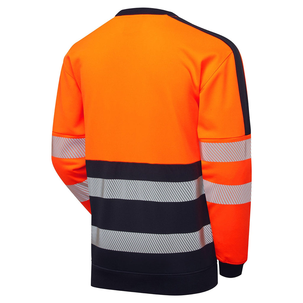 Supertouch Essentials Hi-Vis Orange/Black Eco CottonCool Sweatshirt