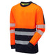 Supertouch Essentials Hi-Vis Orange/Black Eco CottonCool Sweatshirt