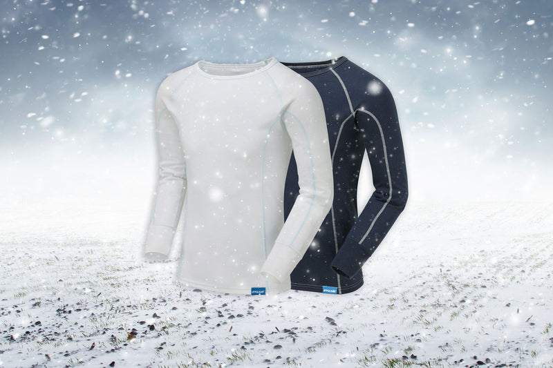 Thermal Base Layer Snow Effect Banner