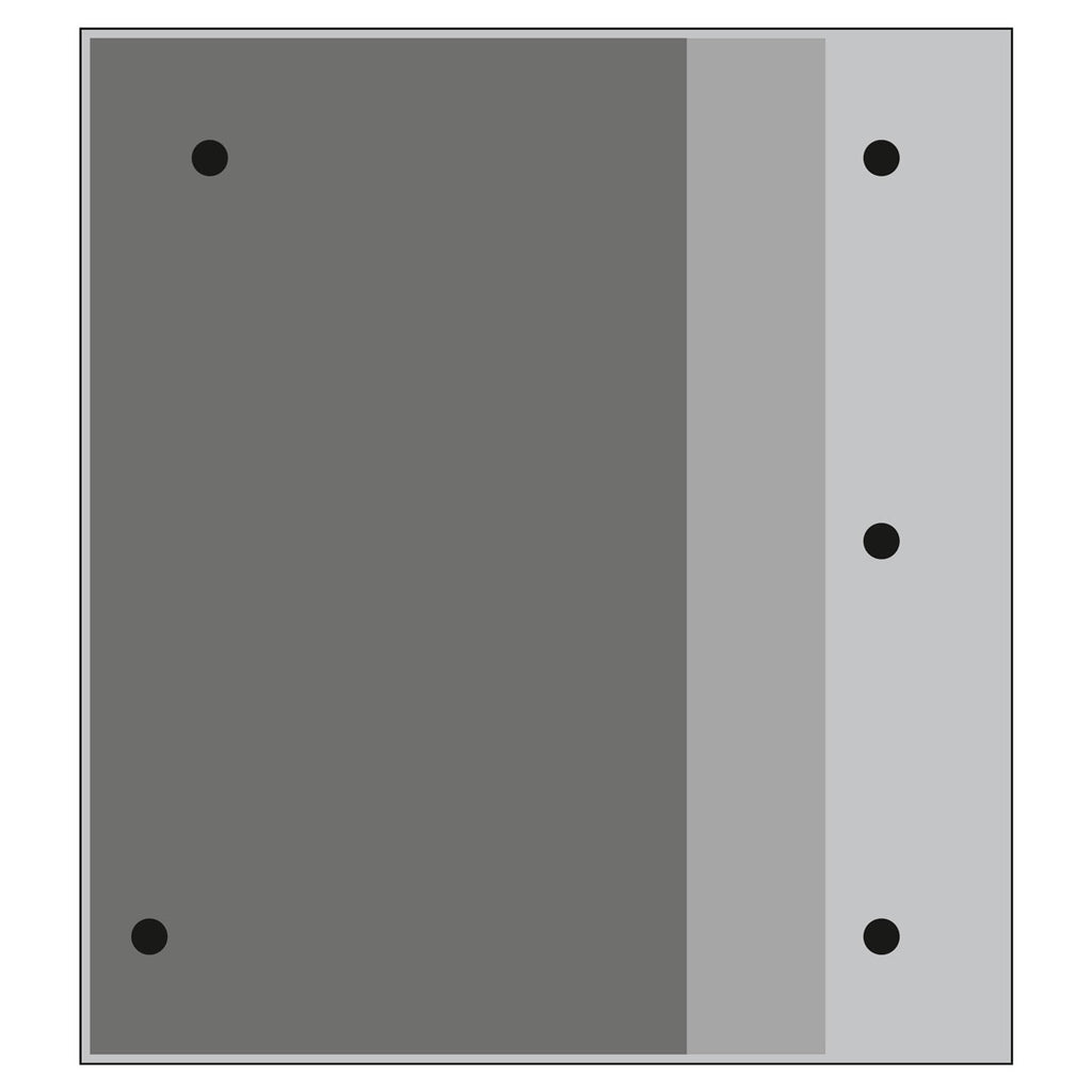 Traffic - Line Gamma 20mph Speed Cushion L2000(mm) x W1800(mm) x H65(mm) - Black