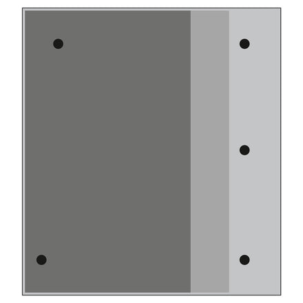 Traffic - Line Gamma 20mph Speed Cushion L2000(mm) x W1800(mm) x H65(mm) - Black