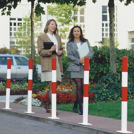 Traffic Line Barrier Post Bollard 1000mm - Bolt Down