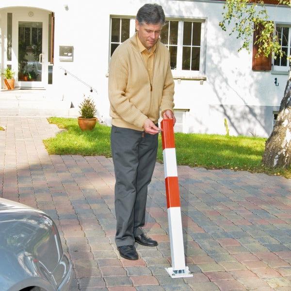 Traffic Line CONTROLLER A Galvanised Drop Down Post Bollard 1000mm