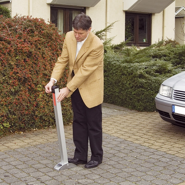 Traffic Line CONTROLLER-PLUS Anodised Semi-Automatic Drop Down Post Bollard 1000mm