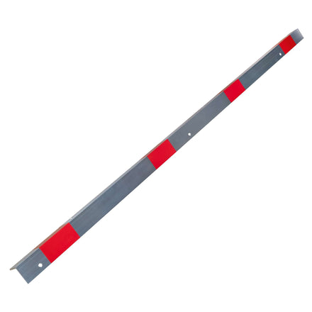 TRAFFIC-LINE Edge Protector - Right-Angle - Aluminium - Grey With Red Reflective Bands