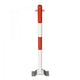 Traffic Line MINDER B Galvanised Removable Chain Barrier Post Bollard 1000mm - Bolt Down