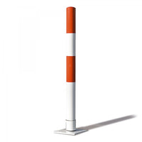 Traffic Line Galvanised Spring Loaded Barrier Post Bollard 1000mm