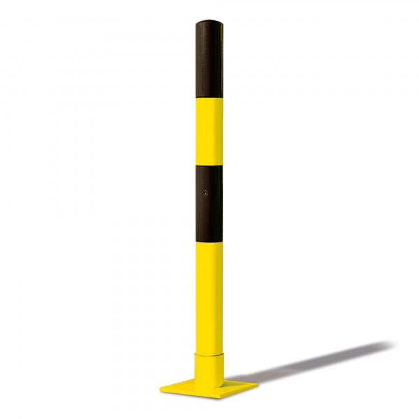 Spring Loaded Stop Sign Post Traffic Line Galvanised Spring Loaded Barrier Post 1000mm | Start Safety UK