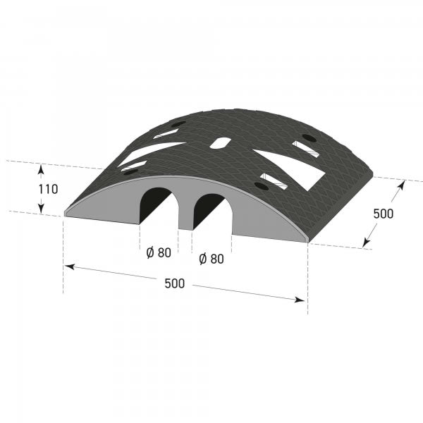 Traffic-Line XL 2 Channel Cable & Hose Ramp